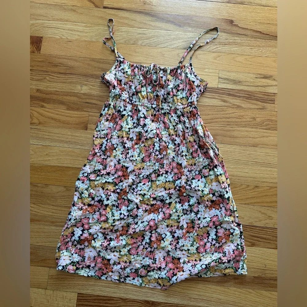 Billabong Floral Multicolored Summer Mini Dress size XS - Picture 2 of 4